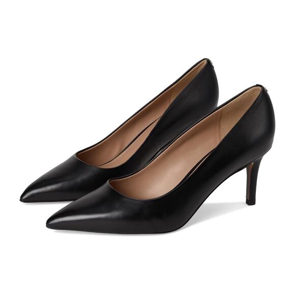 Sam Edelman Size 9.5W Black Suede Vienna Stiletto Heel Pumps Pointed Toe LB7-12 - Picture 1 of 8